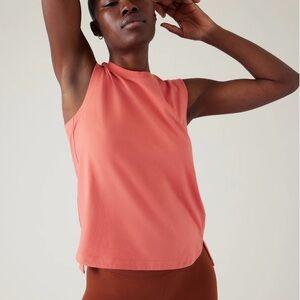 Athleta Effortless Tank- set coral and gray